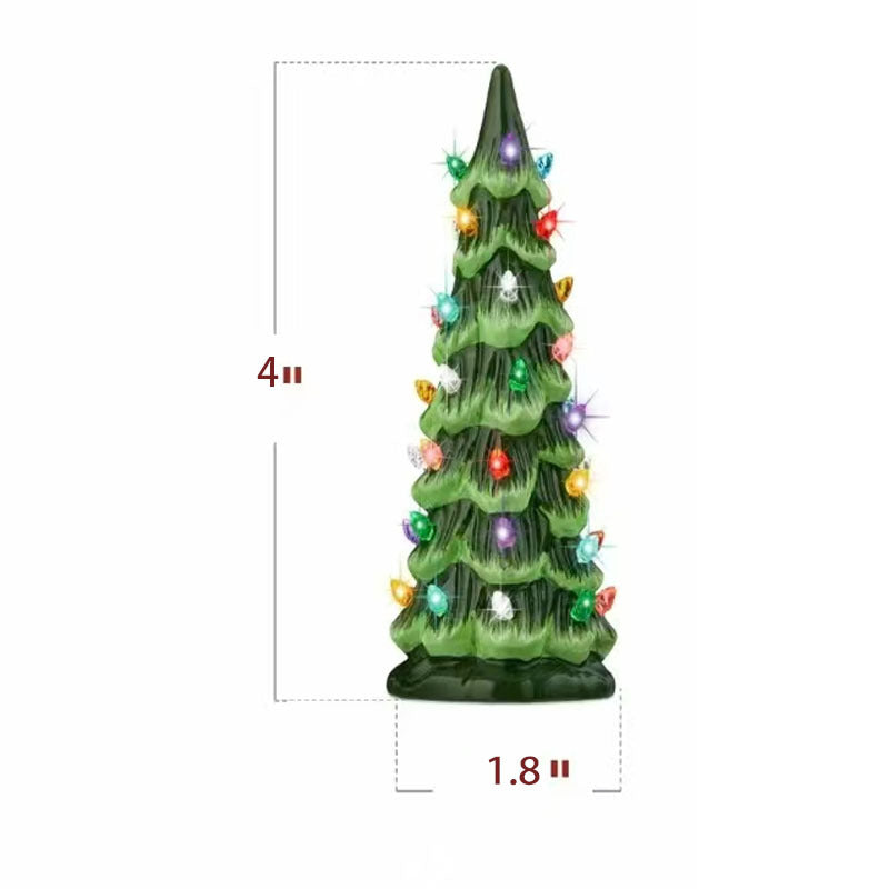Merrydale™ – Homemade Ceramic Christmas Tree with LED Lights (2+1 Free)