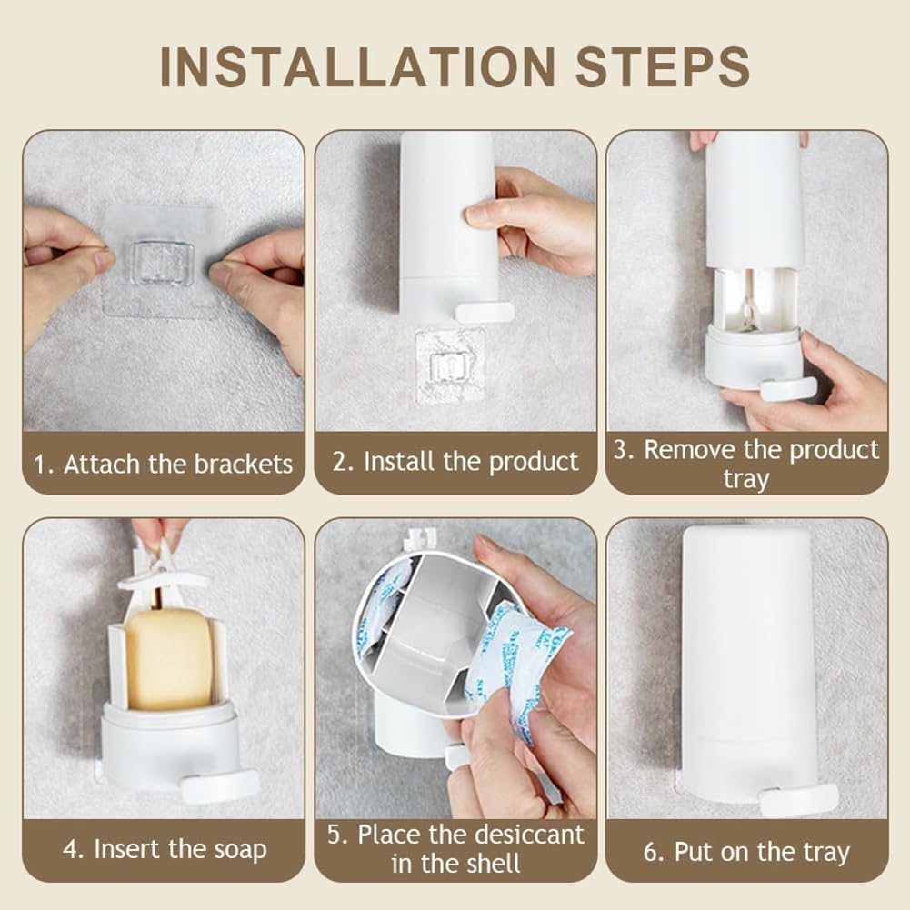 Puresh™ - Hygienic Bar Soap Grinder & Dispenser for Kitchen & Bath