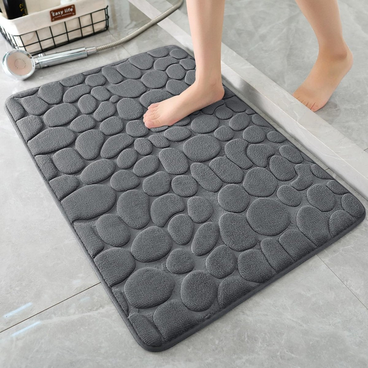 Barea™ - Anti - Slip Bath Mat for Safety and Comfort (50% Off) - Evesbury