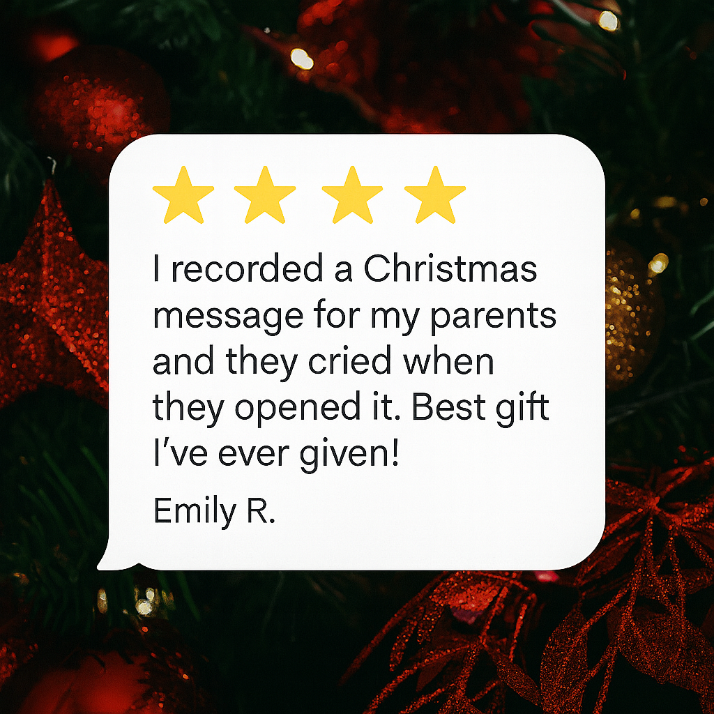 Merrydale™– Recordable Christmas Christmas Tree Bottle (50% Off)