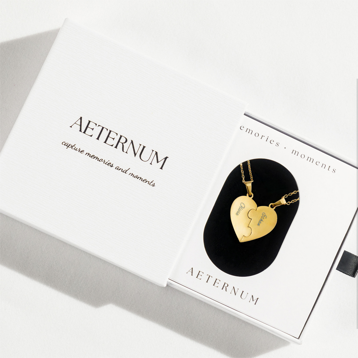 Amorvia™ – Personalized Heart Puzzle Necklace (50% Off)
