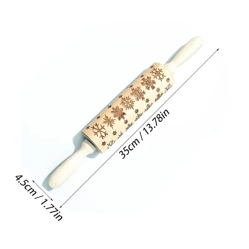 Noëlly™ – Christmas Embossing Rolling Pin (50% Off)