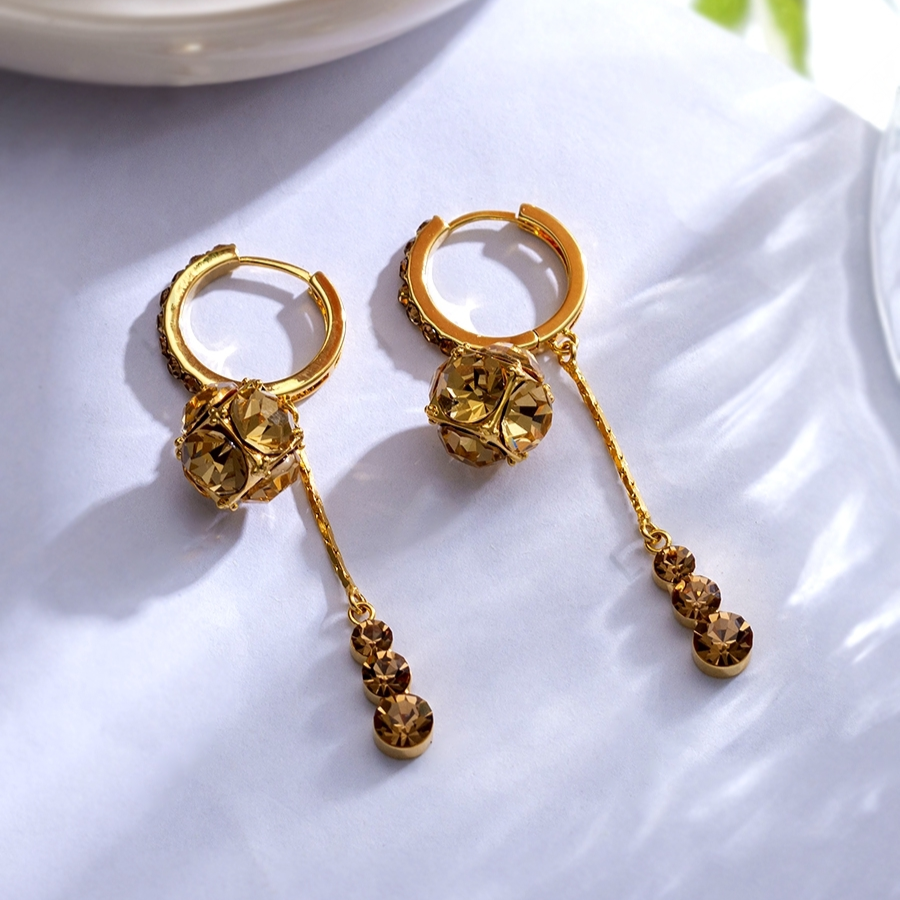 Amberelle™ – Elegant Amber Glow Earrings (50% Off)