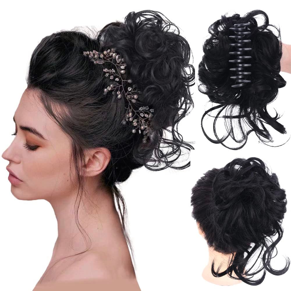 Lunisse™ – Elegant Curly Bun Hair Clip (1+1 Free)