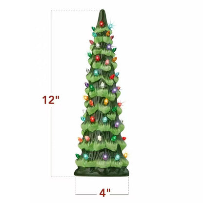 Merrydale™ – Homemade Ceramic Christmas Tree with LED Lights (2+1 Free)