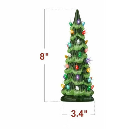 Merrydale™ – Homemade Ceramic Christmas Tree with LED Lights (2+1 Free)