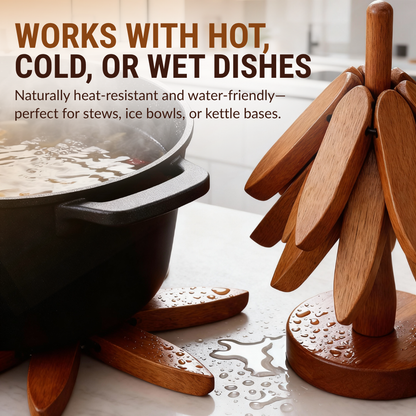 Waldrift™ – Wooden Trivet Pads (50% Off)