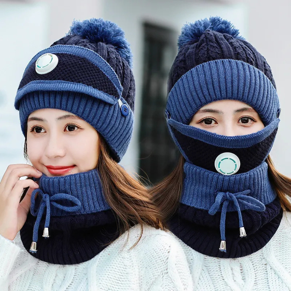 Velonna™ – 3-in-1 Beanie Scarf Mask Set (50% Off)