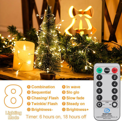 Merrilight™ –  LED Christmas Copper String Lights (50% Off)