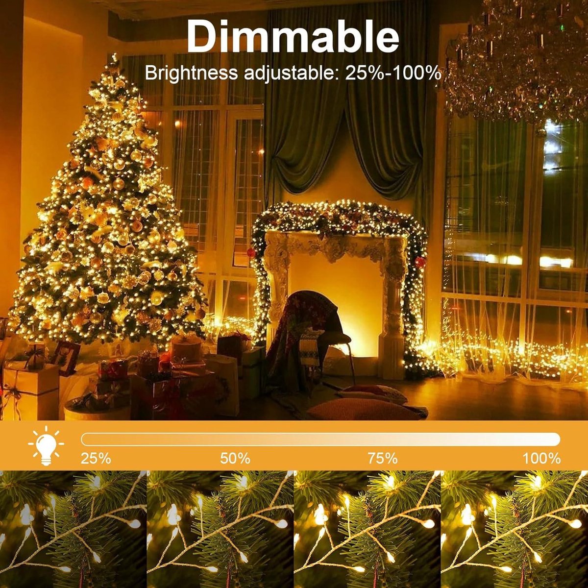 Merrilight™ –  LED Christmas Copper String Lights (50% Off)