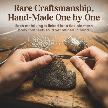 Aldric™ – Handmade 1920’s English Chainmail Purse (50% Off)