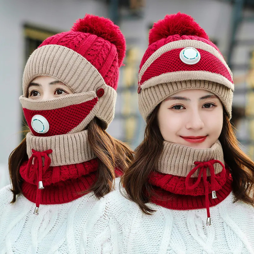 Velonna™ – 3-in-1 Beanie Scarf Mask Set (50% Off)