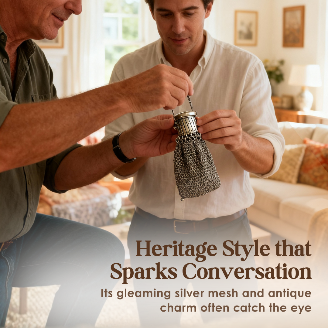 Aldric™ – Handmade 1920’s English Chainmail Purse (50% Off)