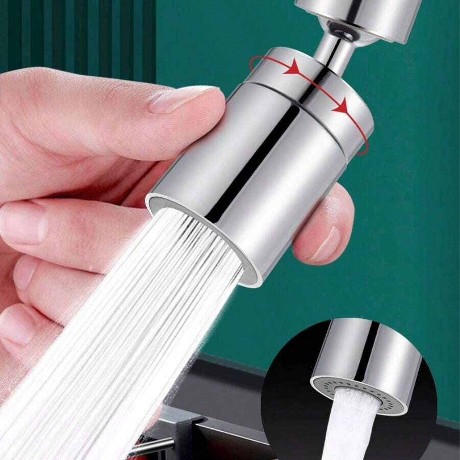 Swivelle™ - 360 Faucet Attachment for Flexible Rinsing