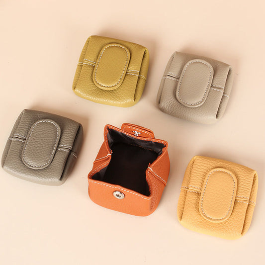 Élivéa™ – Compact Leather Coin Purse (40% Off)