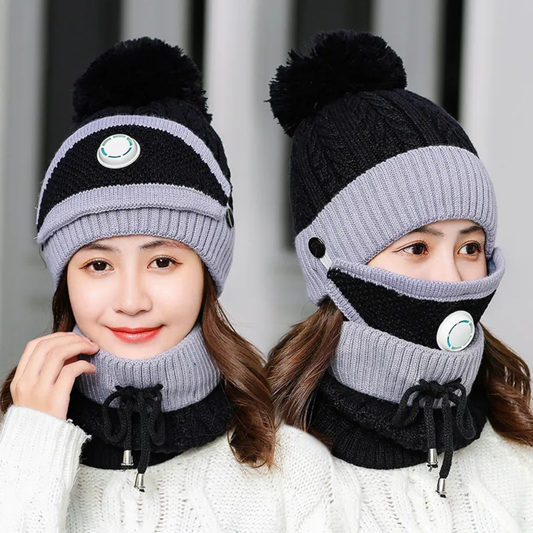 Velonna™ – 3-in-1 Beanie Scarf Mask Set (50% Off)