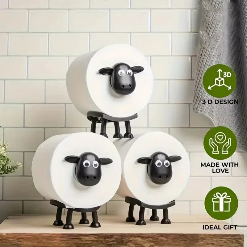 LooLamb™ – Sheep Toilet Paper Holder