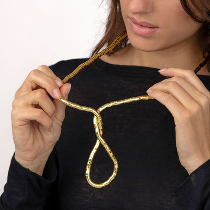 Serpina™ - Flexible Snake Style Necklace and Bracelet (1+1 Free)