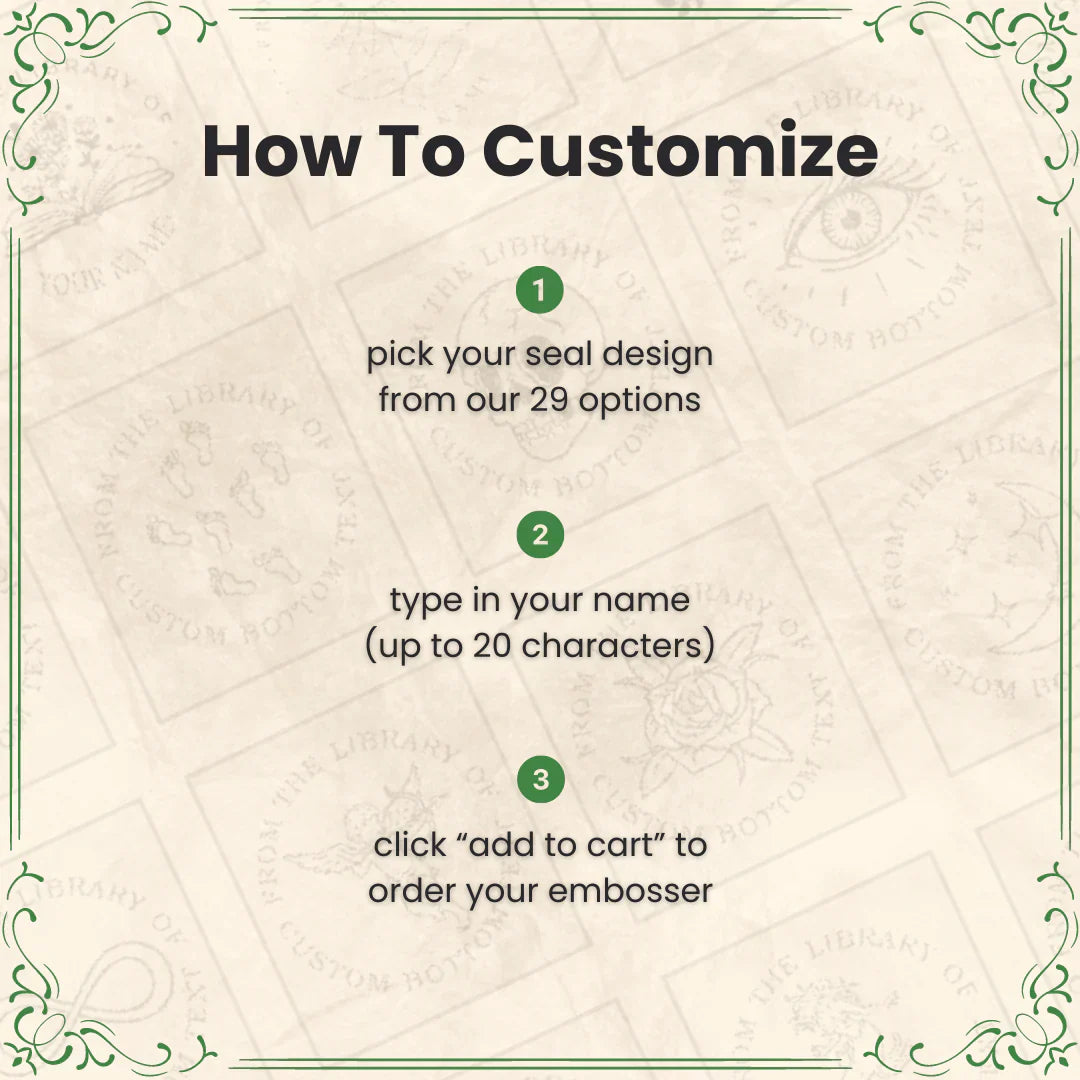 Sealoria™ – Custom Embossing Stamp (50% Off)