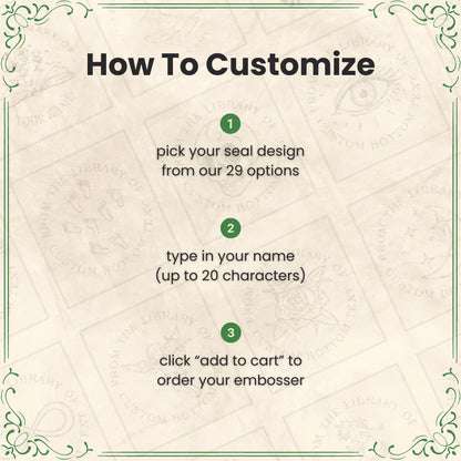 Sealoria™ – Custom Embossing Stamp (50% Off)