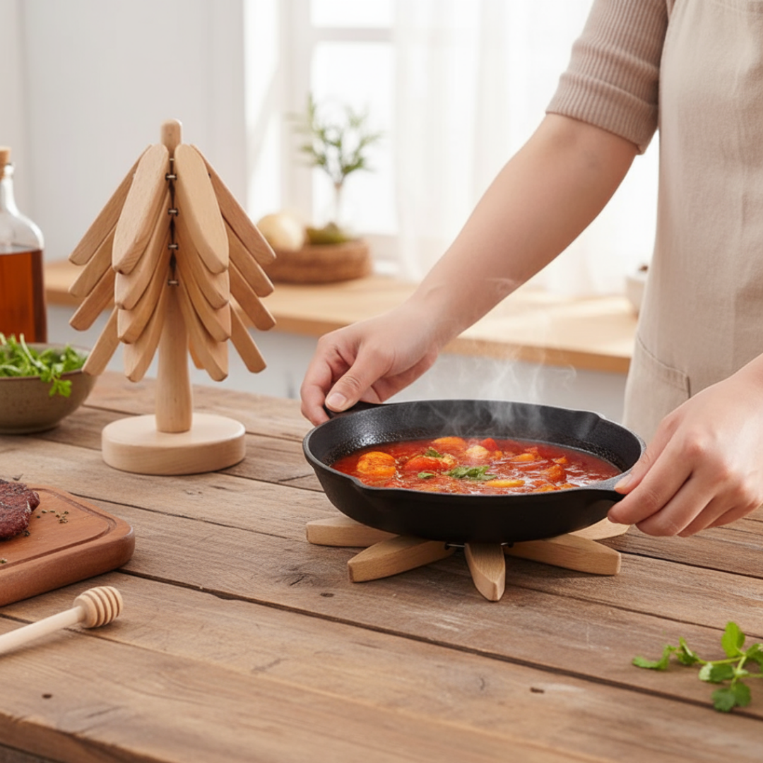 Waldrift™ – Wooden Trivet Pads (50% Off)