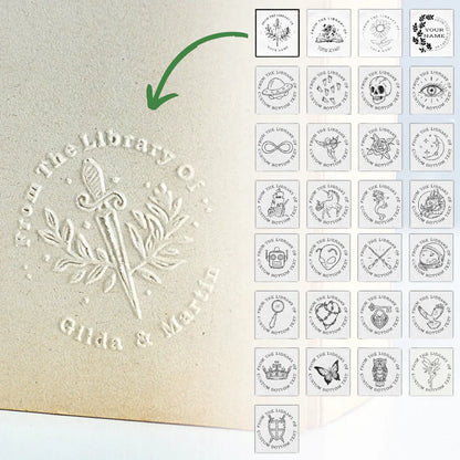 Sealoria™ – Custom Embossing Stamp (50% Off)