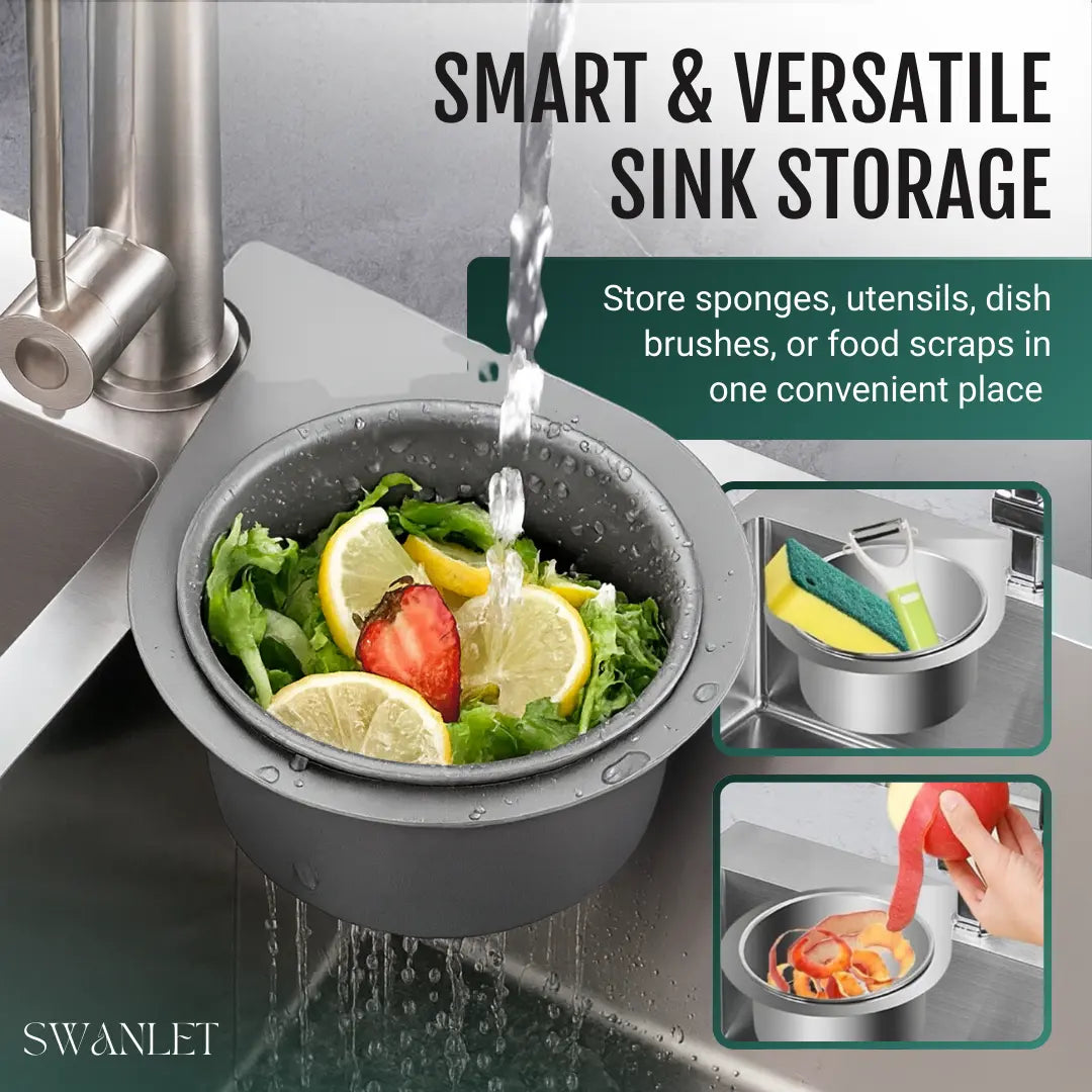 Swanlet™ - Corner Strainer Basket Keeps Sinks Clear (50% Off)