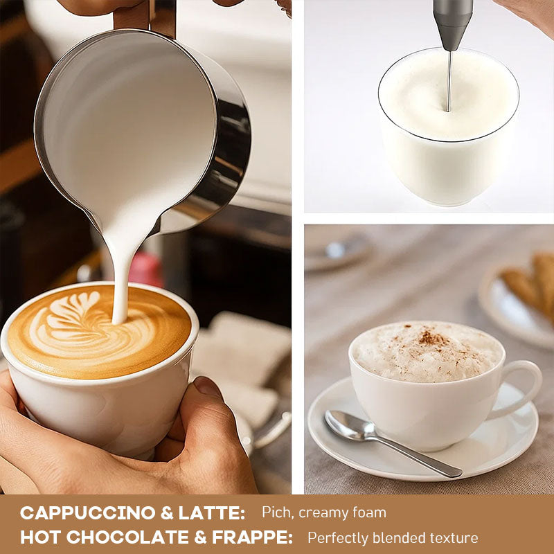 Whiski™ – Handheld Electric Milk Frother  (50% Off)