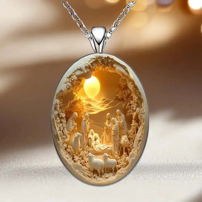 Sanctelle™ – Miniature Holy Land Christmas Faith Pendant (1+1 Free)