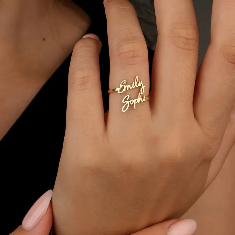 Aurelya™ – Customized Name Ring (50% Off)