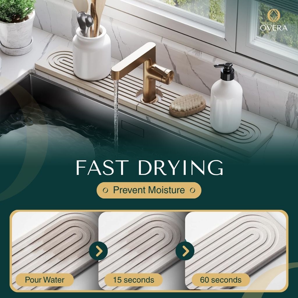 Overa™ - The Sink Mat That Drinks Water (50% Off)