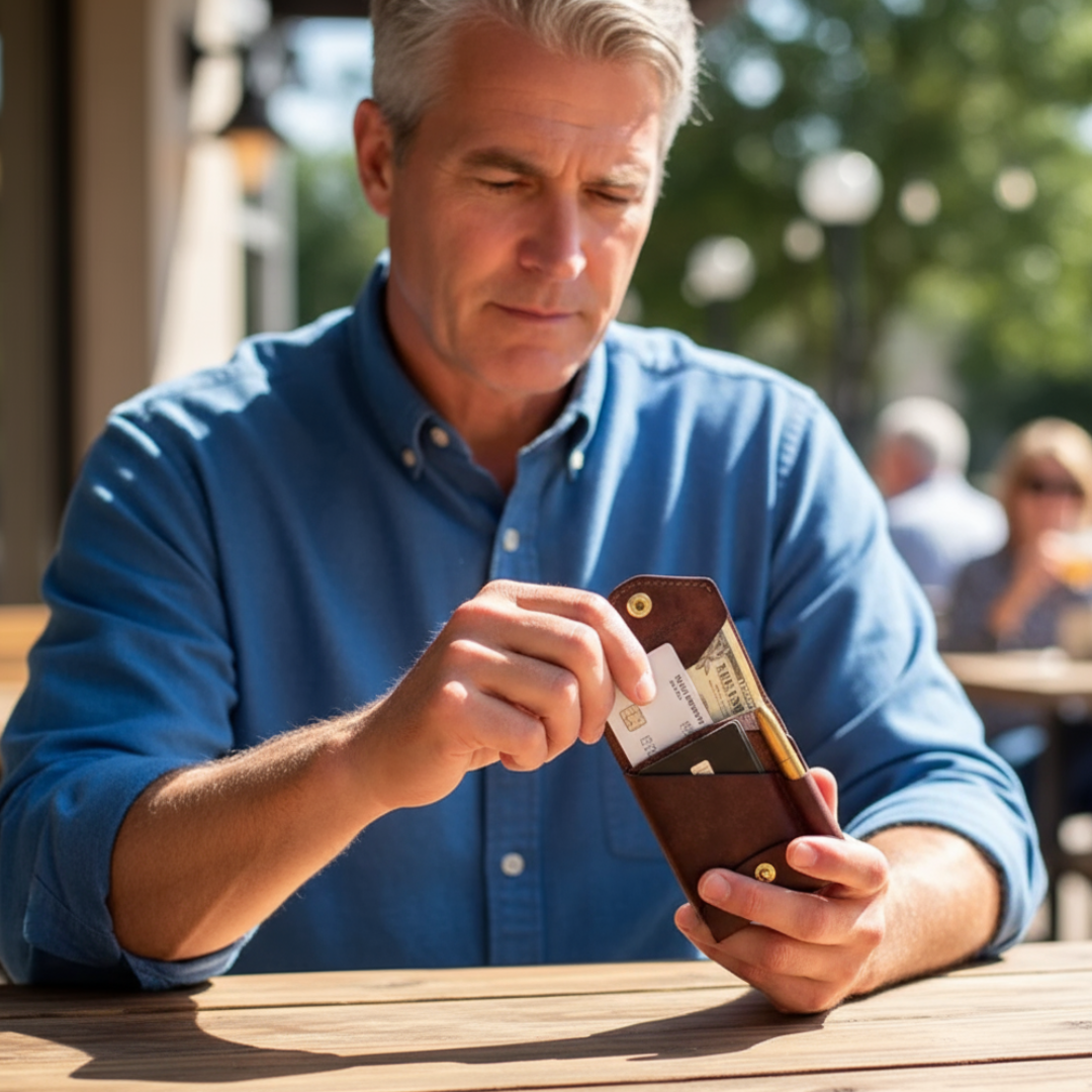 Veldena™ – Handmade Vintage Leather Wallet (50% Off)