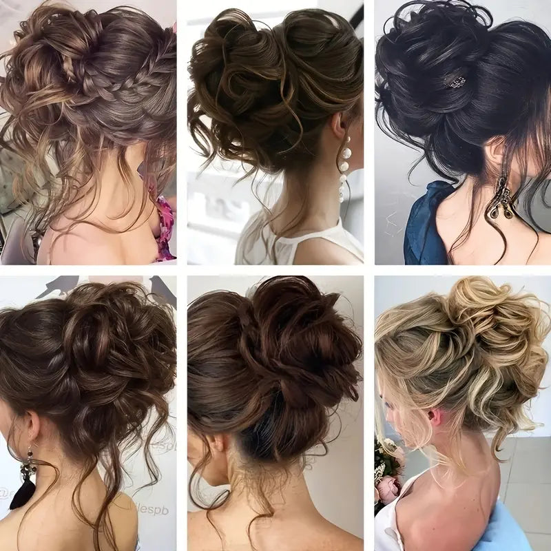 Lunisse™ – Elegant Curly Bun Hair Clip (1+1 Free)