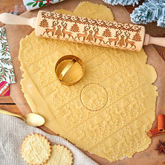 Noëlly™ – Christmas Embossing Rolling Pin (50% Off)