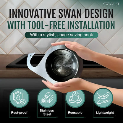 Swanlet™ - Corner Strainer Basket Keeps Sinks Clear (50% Off)