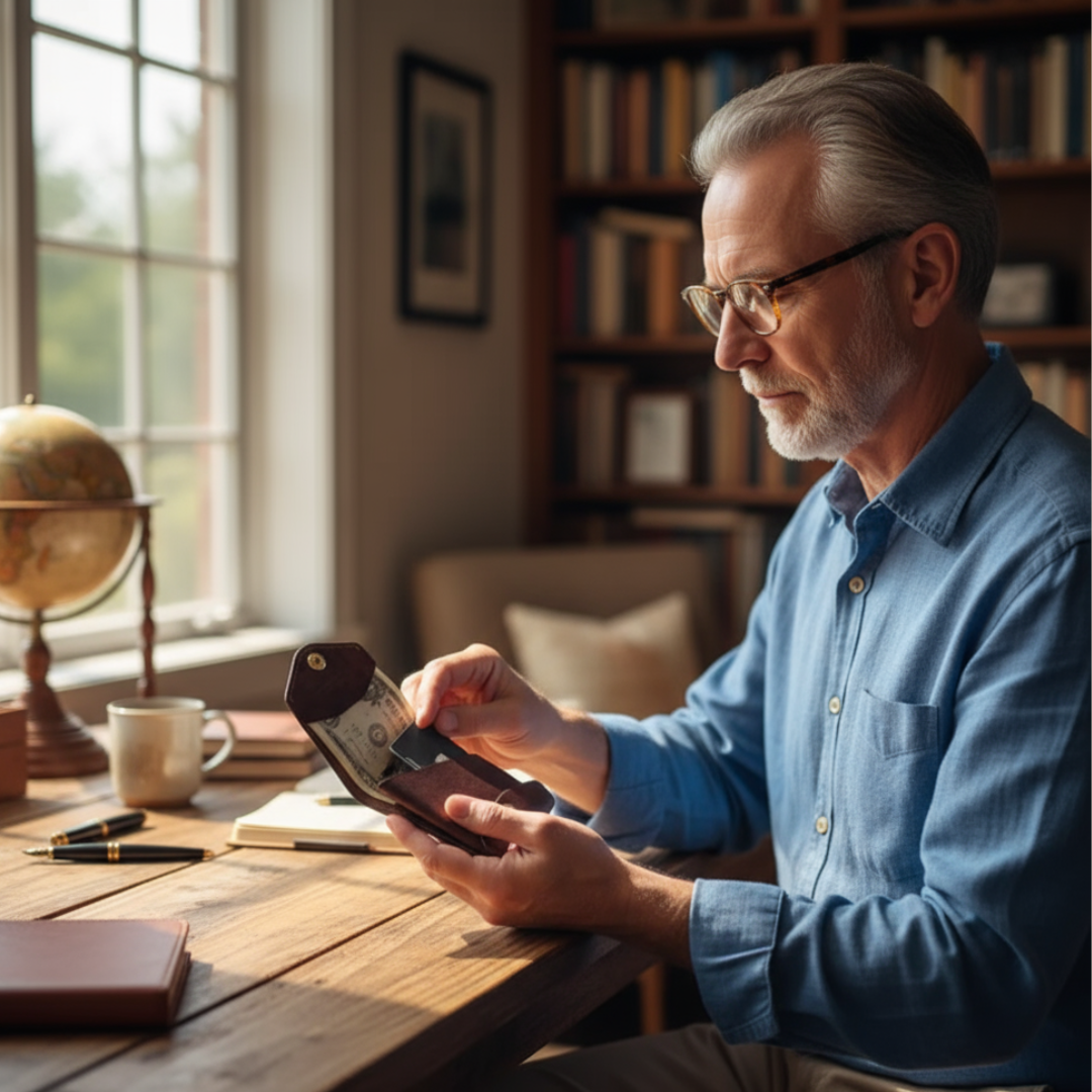 Veldena™ – Handmade Vintage Leather Wallet (50% Off)