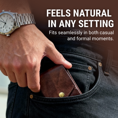 Veldena™ – Handmade Vintage Leather Wallet (50% Off)