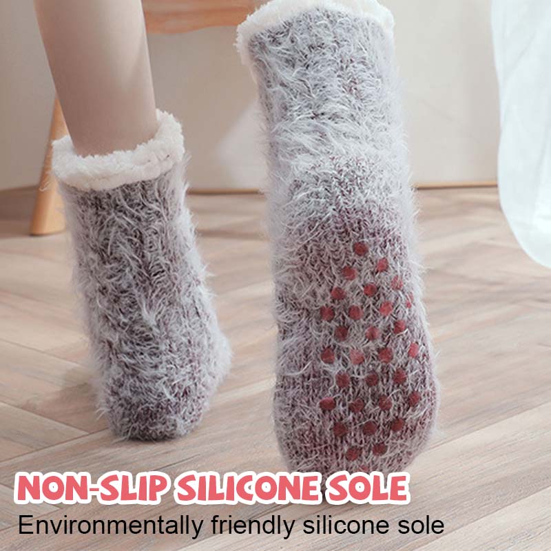 Velvra™ – Sherpa-Lined Indoor Socks