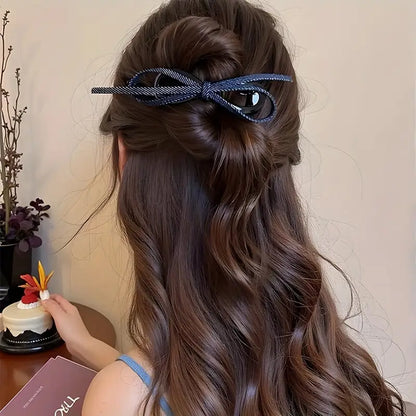 Denimere™ – Denim Bow Twist Clip  (1+1 Free)