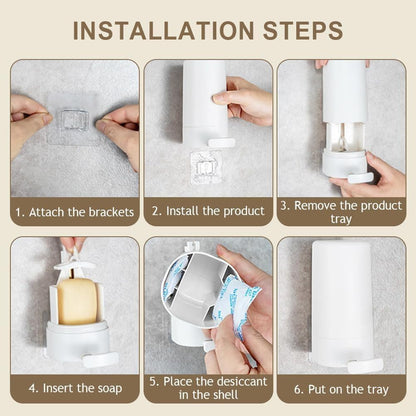 Puresh™ - Hygienic Bar Soap Grinder & Dispenser for Kitchen & Bath