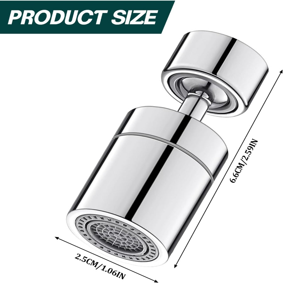 Swivelle™ - 360 Faucet Attachment for Flexible Rinsing