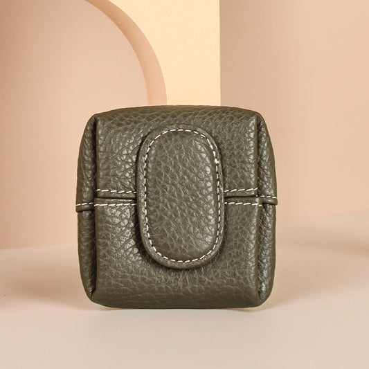 Élivéa™ – Compact Leather Coin Purse (40% Off)