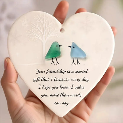 Mareya™ – Handcrafted Sea Glass Friendship Decor  (1+1 Free)