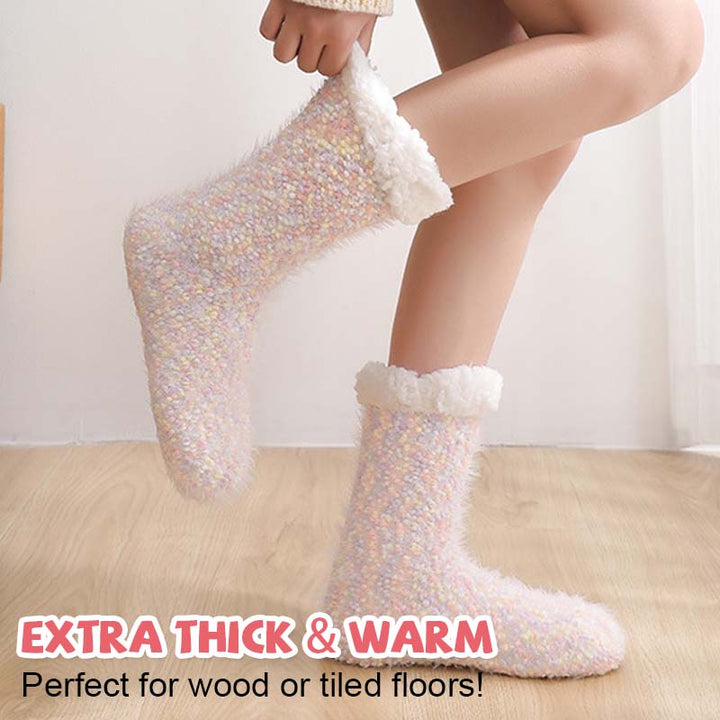 Velvra™ – Sherpa-Lined Indoor Socks
