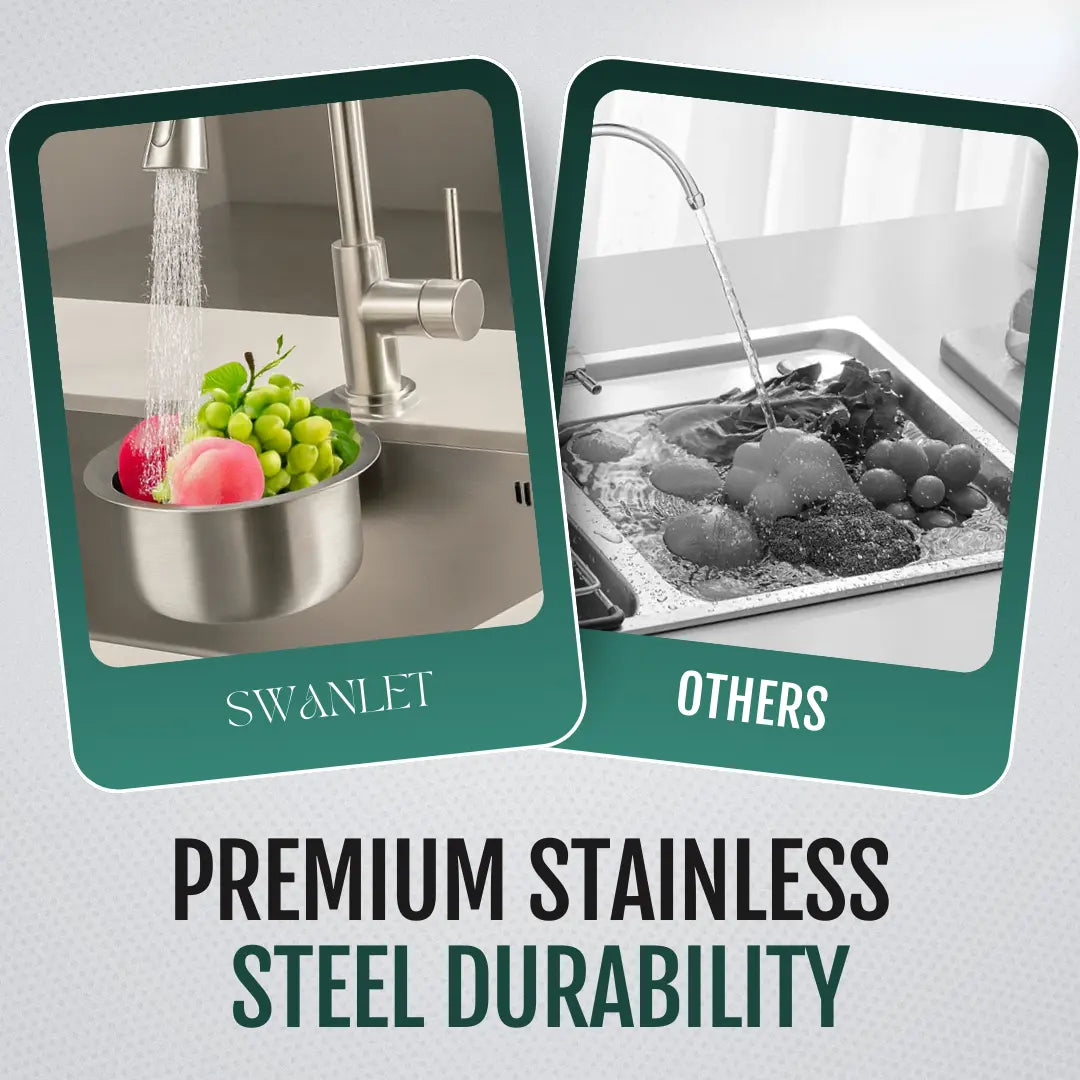 Swanlet™ - Corner Strainer Basket Keeps Sinks Clear (50% Off)