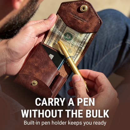 Veldena™ – Handmade Vintage Leather Wallet (50% Off)