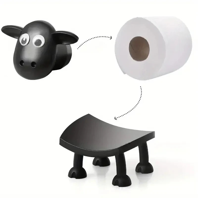 LooLamb™ – Sheep Toilet Paper Holder