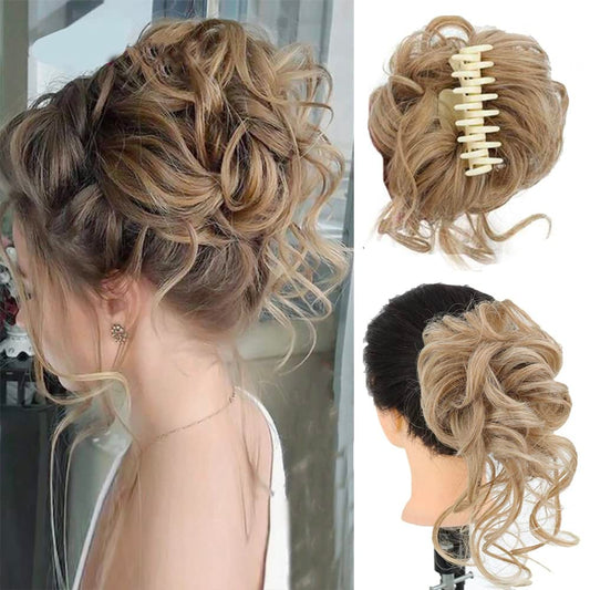 Lunisse™ – Elegant Curly Bun Hair Clip (1+1 Free)