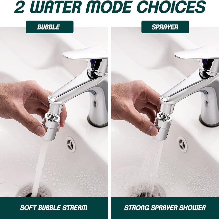 Swivelle™ - 360 Faucet Attachment for Flexible Rinsing