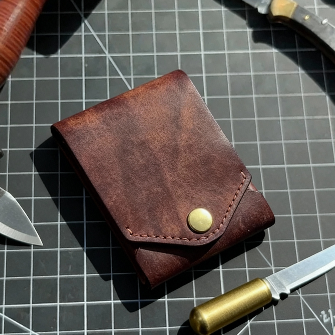 Veldena™ – Handmade Vintage Leather Wallet (50% Off)